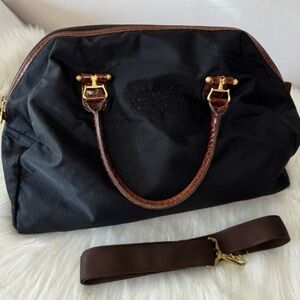Balenciaga Authentic Nylon & Leather Boston